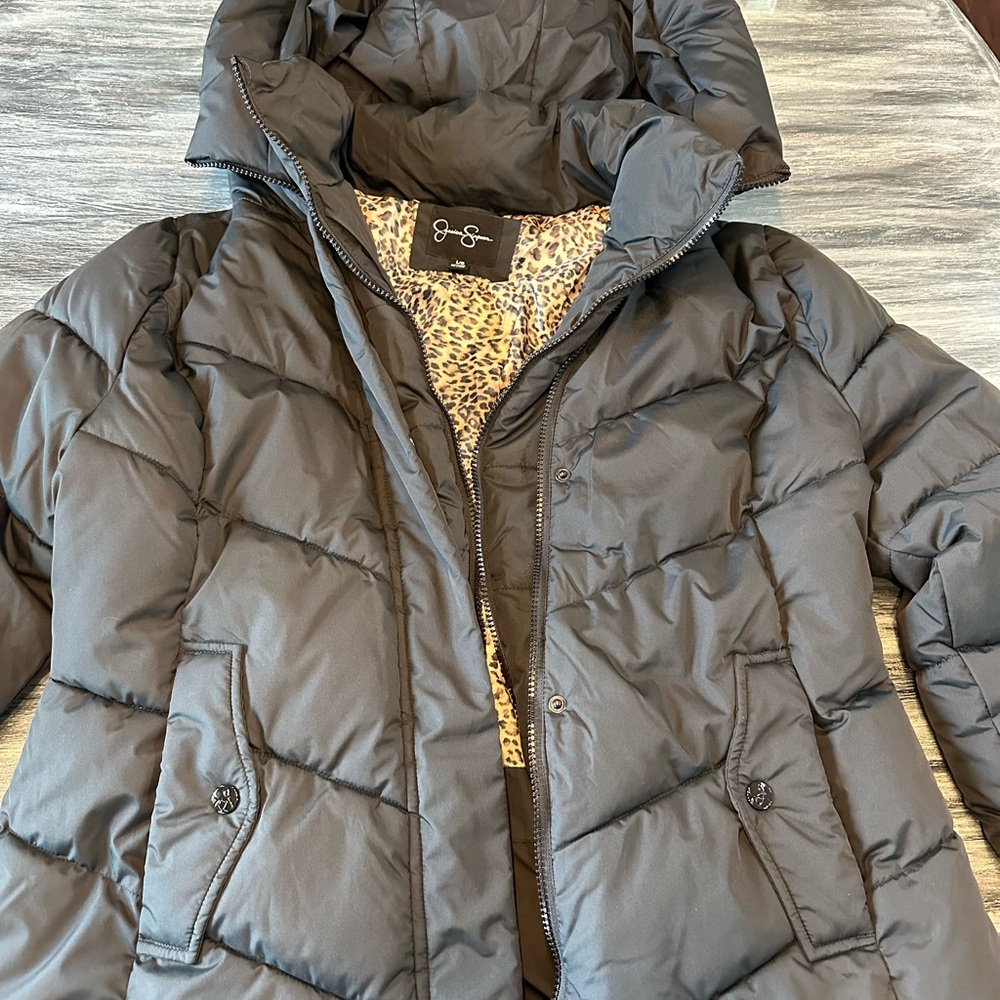 Jessica Simpson Dark Gray Puffer Coat - Picture 3 of 6